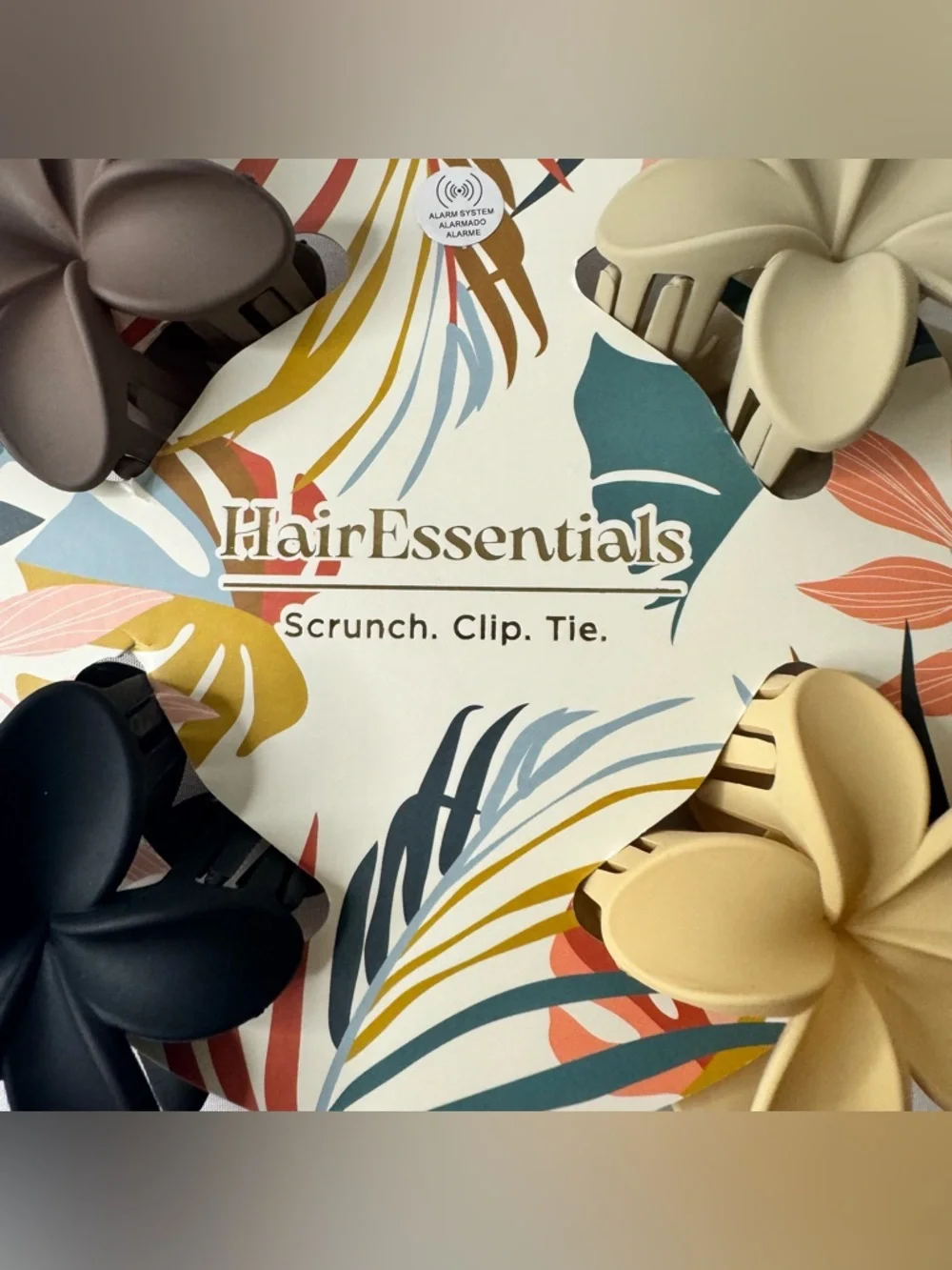 Hair Essentials Flower Shaped Hair Clips
